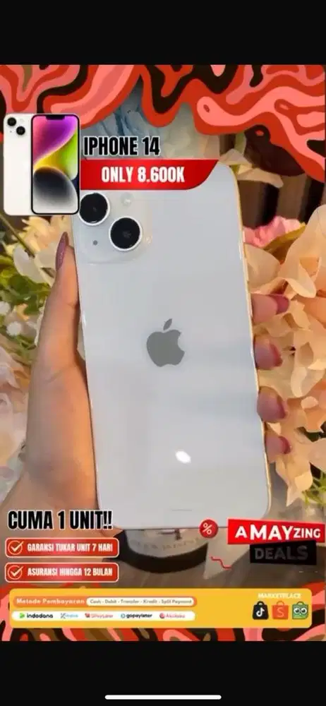 Iphone 14 second resmi