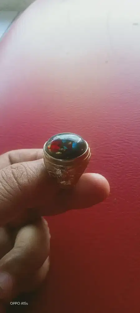 Batu Black Oval jarong istimewa