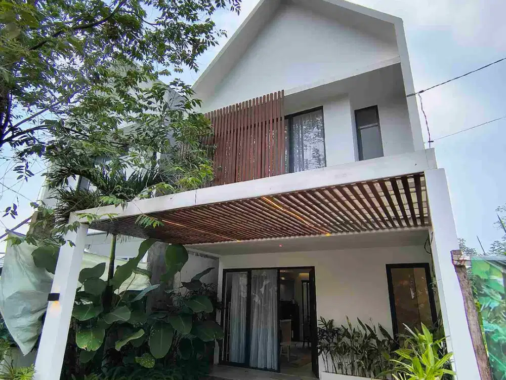 Dijual Rumah 2LT Rasa Villa Resort Bali Fully Furnished Tinggal Bawa Koper