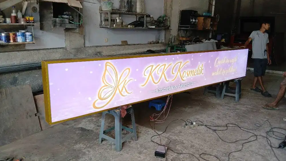Jasa Reklame Neon Box Outdoor/ Huruf Timbul Indoor/ Papan Nama Kantor