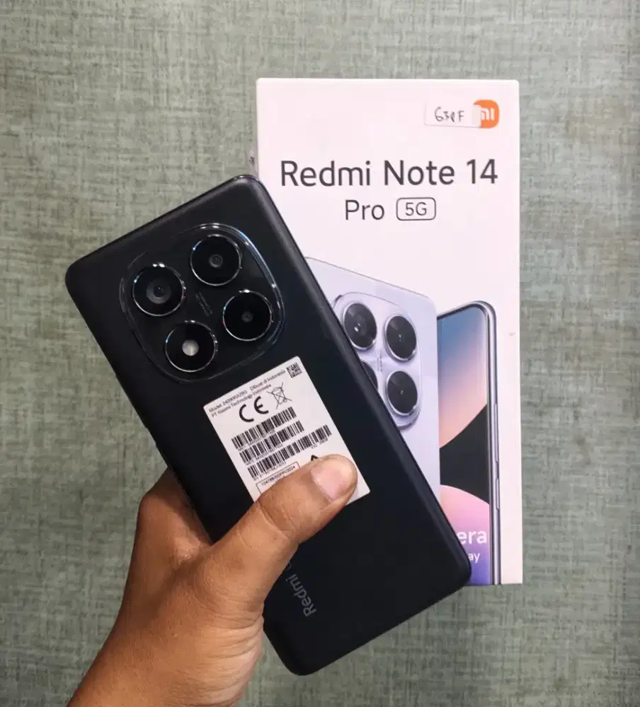 Redmi Note 14 Pro 5G 8/256 Original Lengkap Fullset Mulus Nominus