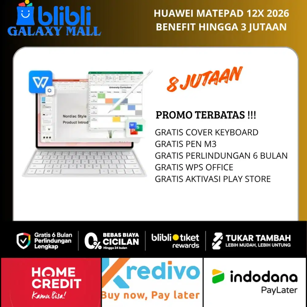 Promo Huawei Matepad 12x 2026