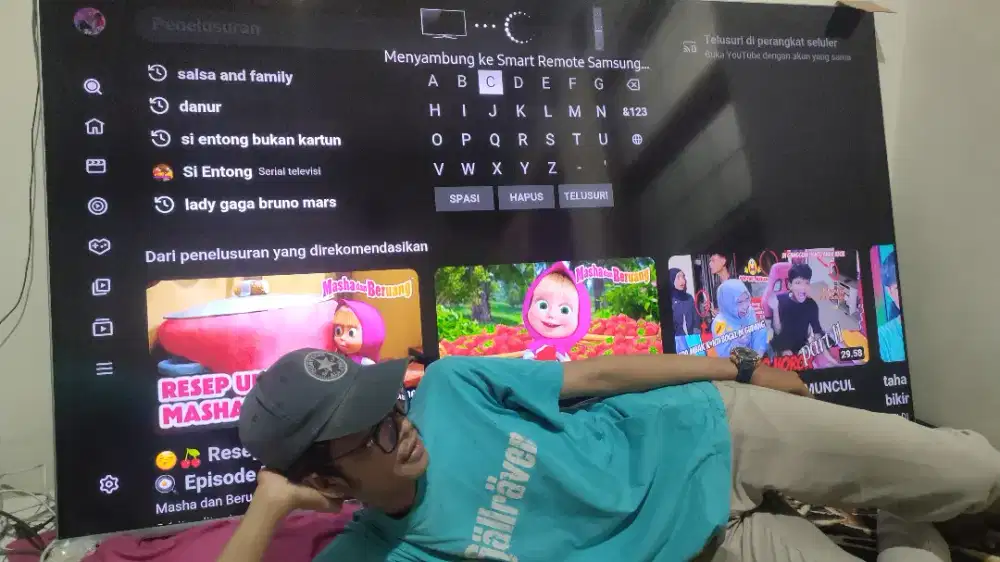 Tv Samsung 82inch smart digital mulus no minus segel
