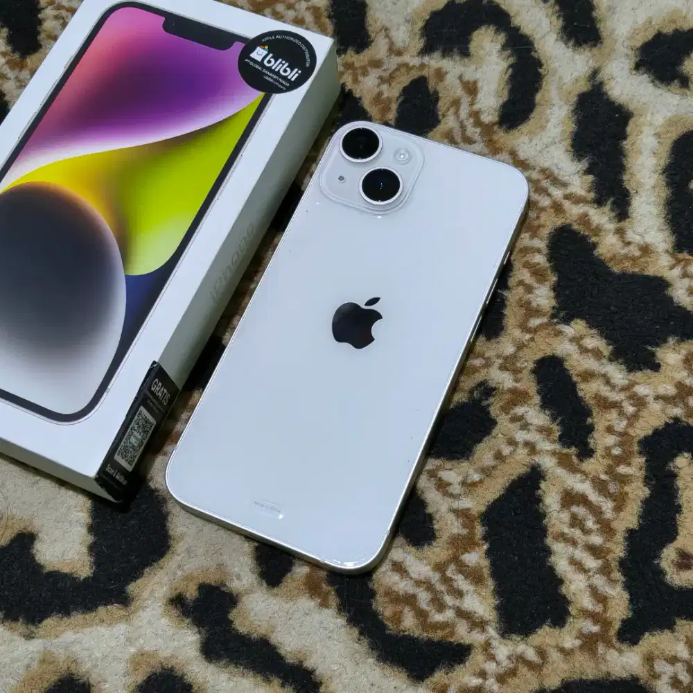 iPhone 14 128GB iBox Fullshet Mulus Like New