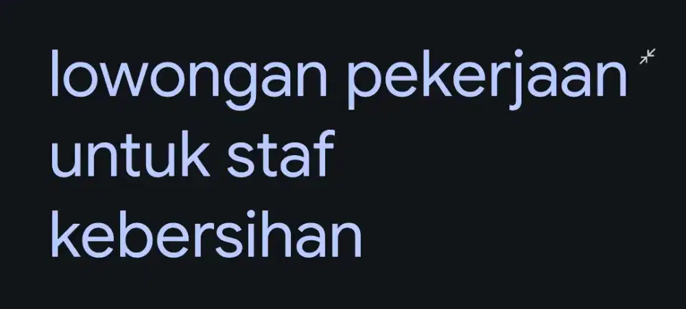 Lowongan Kerja Staff Cleaner Pria – Area Kadu Curug Tangerang