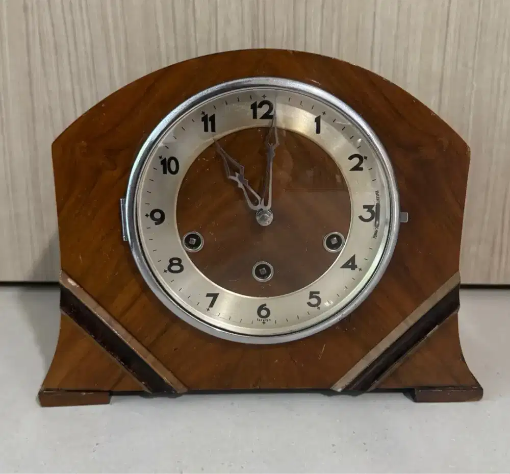 Gufa Westminster jam meja antik art deco vintage original