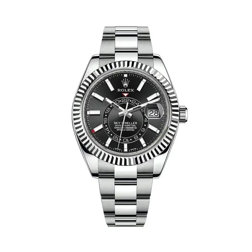 Rolex Skydweller Black Dial Stainless Steel