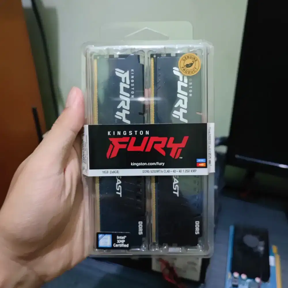 Kingston FURY Beast 16GB (2x8GB) DDR5 5200MT/s CL40