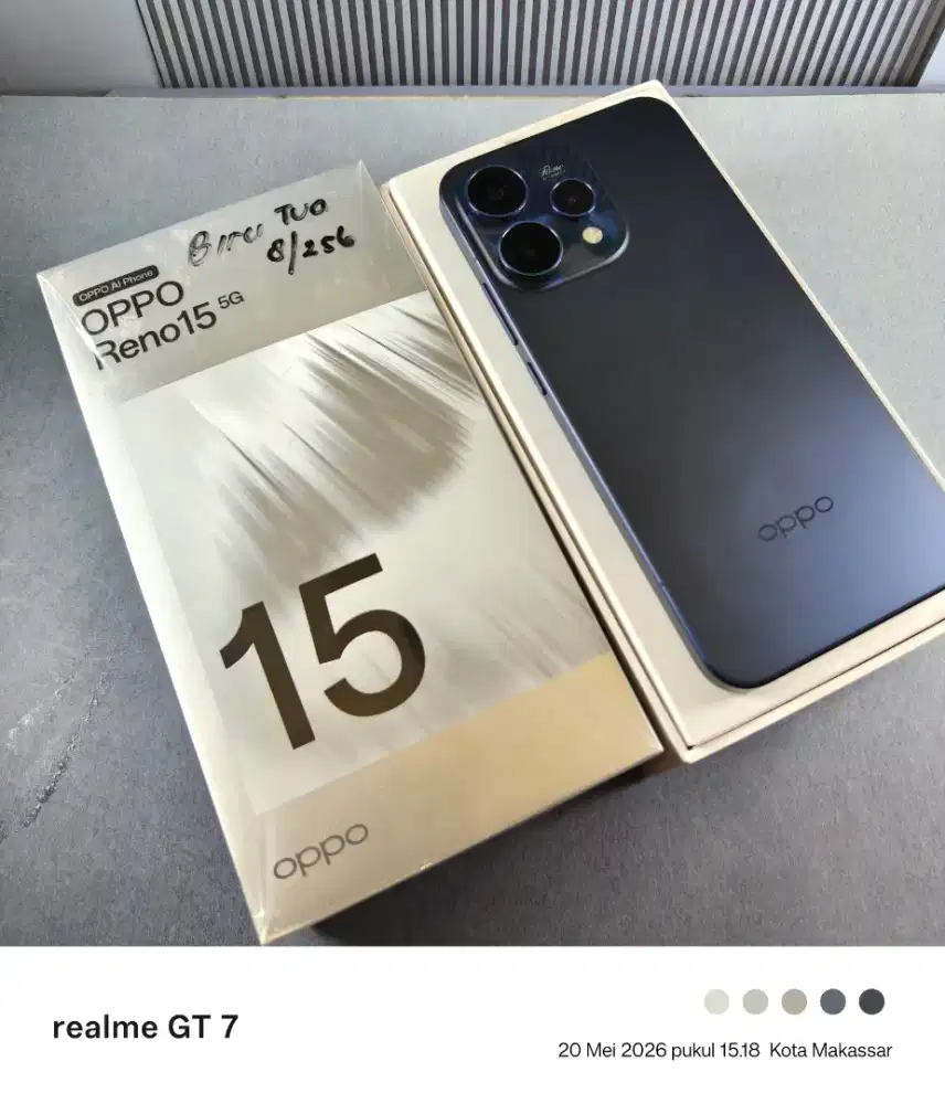 Oppo reno 15 5g ram 8/256 gb