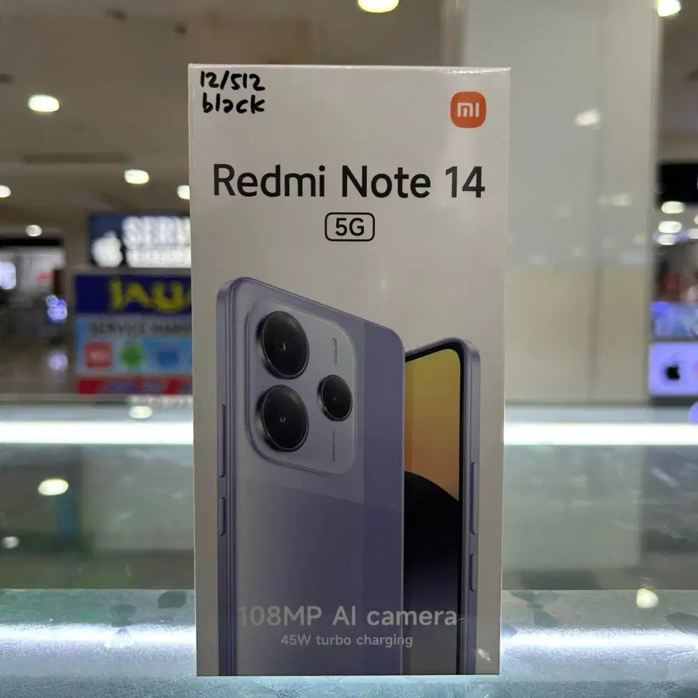 REDMI NOTE 14 5G 8/256GB GARANSI RESMI NEW (SEGEL ORI)