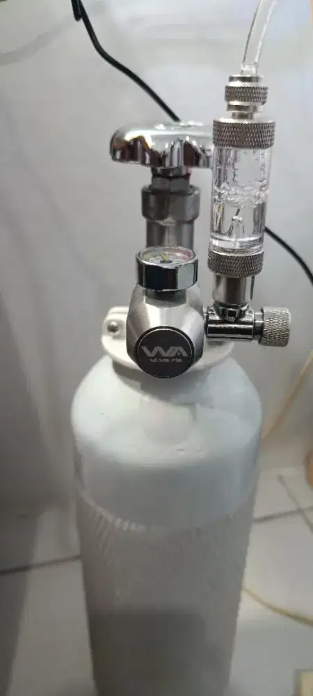 TABUNG CO2 3KG + Isi Food Grade + Regulator (LIKE NEW)
