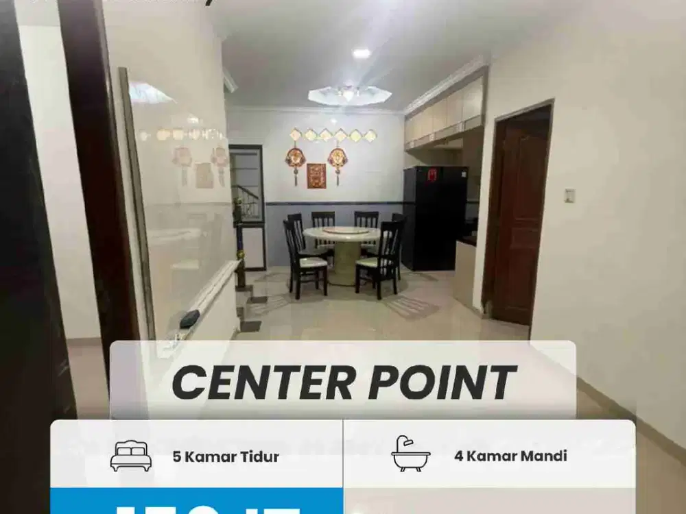 DISEWAKAN RUMAH 2 LANTAI CENTER POINT, BATAM CENTER