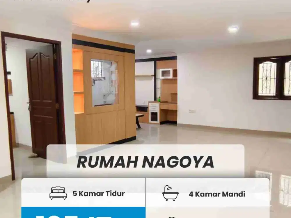 DISEWAKAN RUMAH 2.5 LANTAI NAGOYA, BATAM