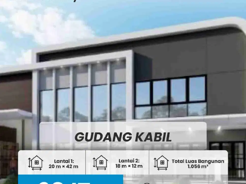 DISEWAKAN GUDANG KOMERSIAL KABIL, BATAM