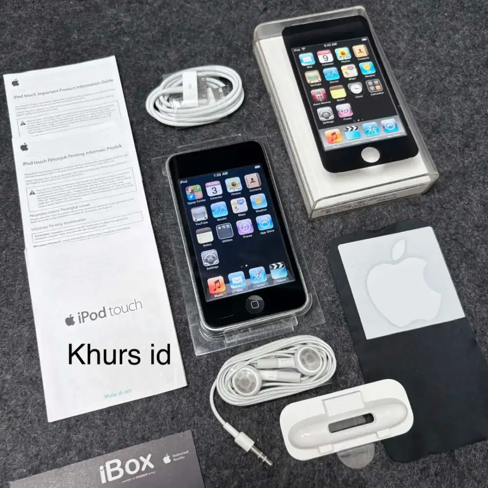 ipod touch 2nd 8gb ibox fullset - rare apple collection