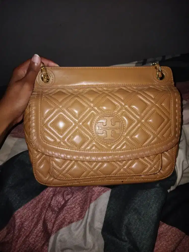 Tory burch fleming large brown