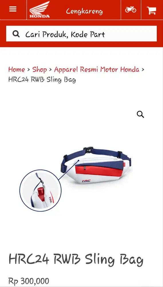 Sling Bag Honda HRC