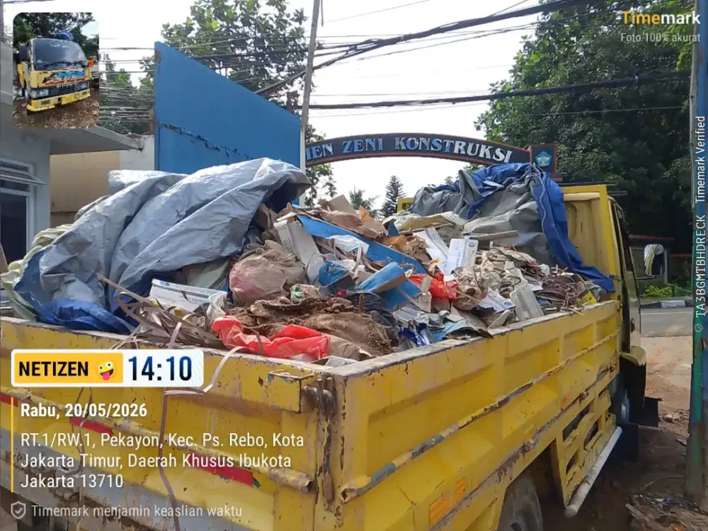 Jasa buang puing dan pengurugan