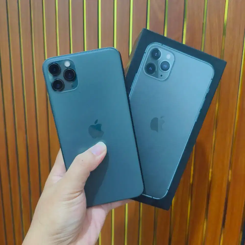 iPhone 11 Pro Max 256GB Ibox Fullset Mulus 95%