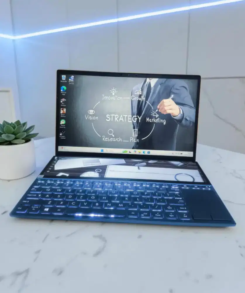 Laptop Asus ZENBOOK DUO Pro DUAL SCREEN Core i7 SSD 512Gb SLIM MULUS