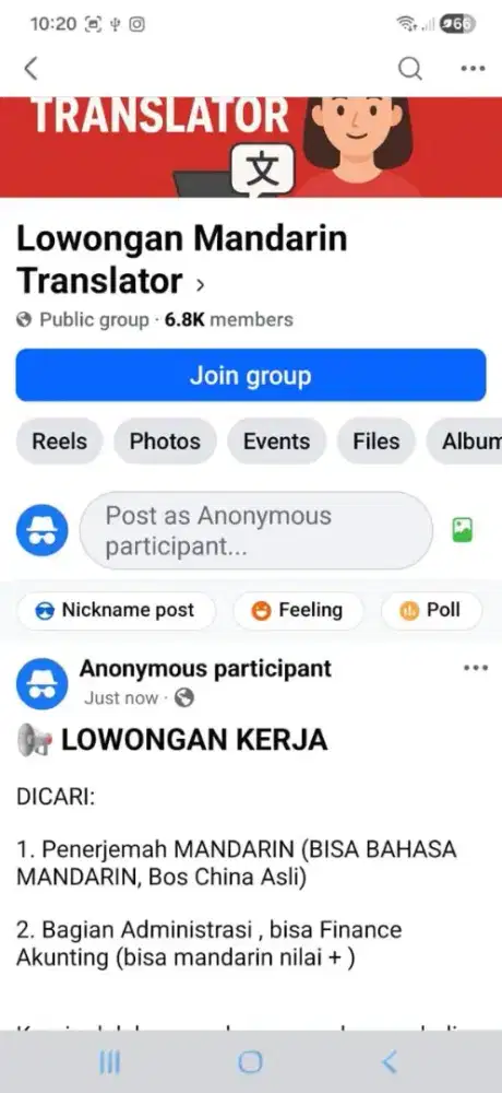 Lowongan kerja Penerjemah Mandarin