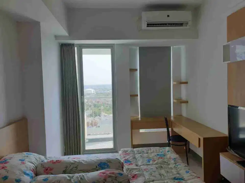 Anderson Studio unit balkon fully furnish Lantai rendah connect Mall