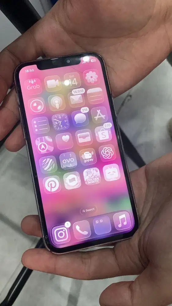 iPhone 12 Hitam 128GB Inter