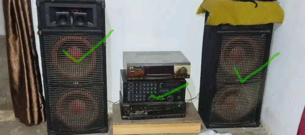 Speaker plus ampli