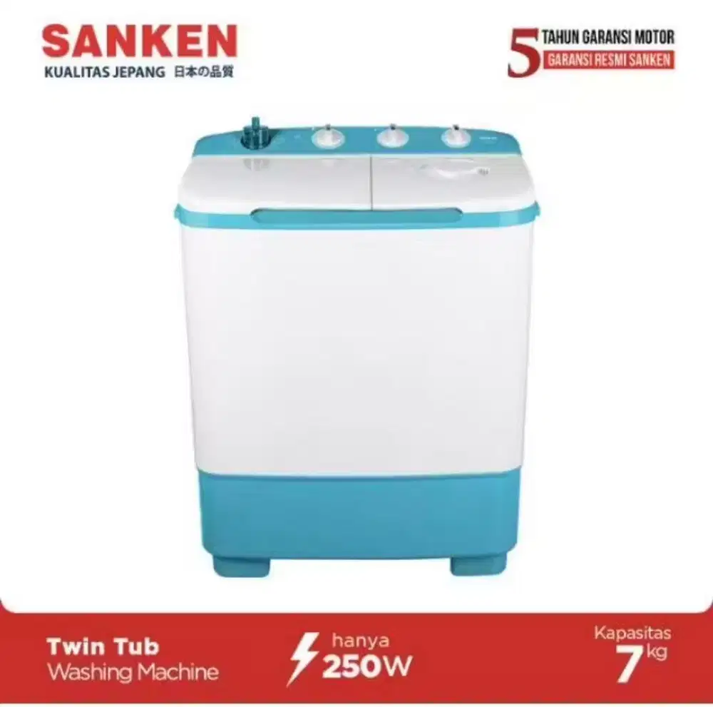 Mesin cuci Sanken TW8650BU