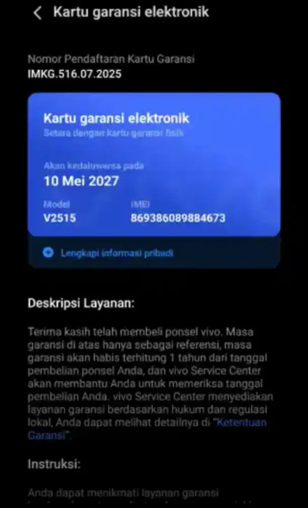Vivo x300 12/256 Kondisi spesial(Baru sepekan pake)