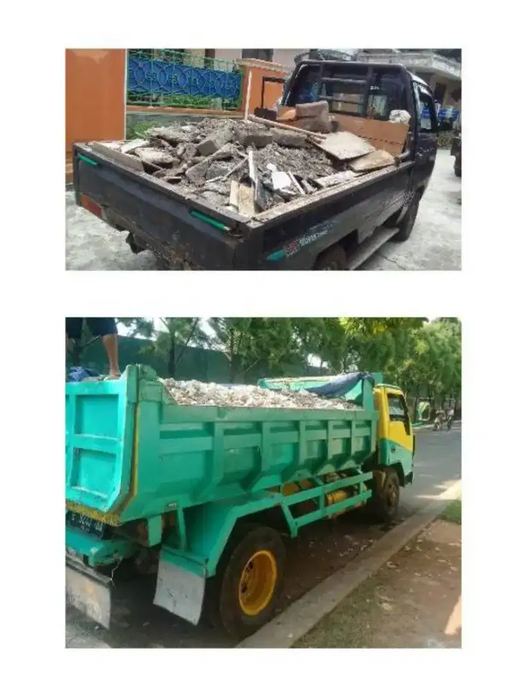 Buang puing di serpong