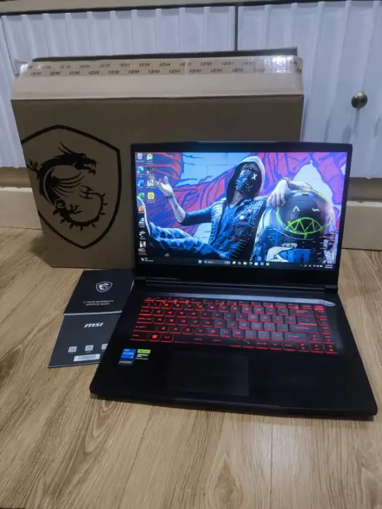 MSI Thin 15-EVOLVED12 UCX FULLSET BOX [GEN 12 RTX] RAM 16Gb SSD 512GB