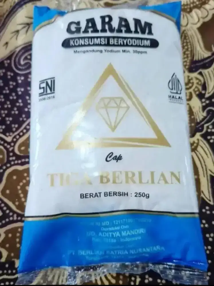 GARAM SEGITIGA MURAH HARGA PABRIK