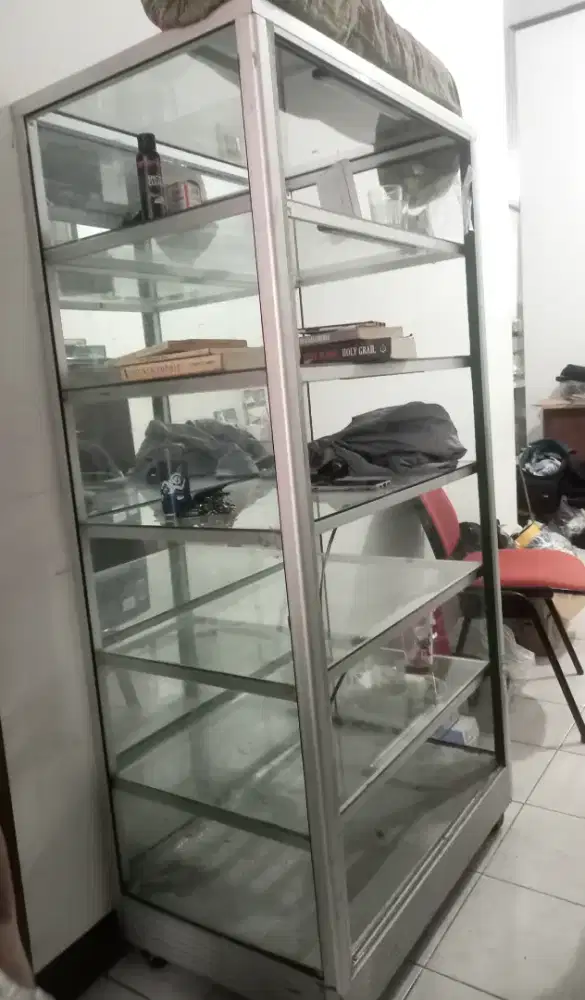 ETALASE 6RAK,BEKAS