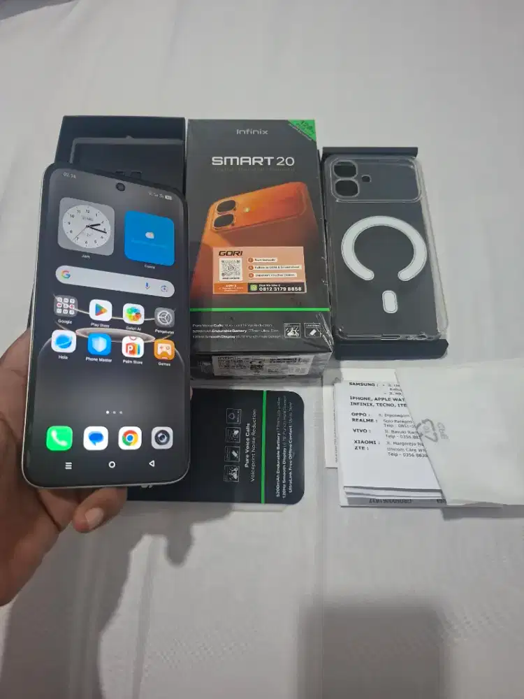 Infinix SMART 20 RAM 4+4/128GB Garansi ON Maret 2027 istimewa 99%
