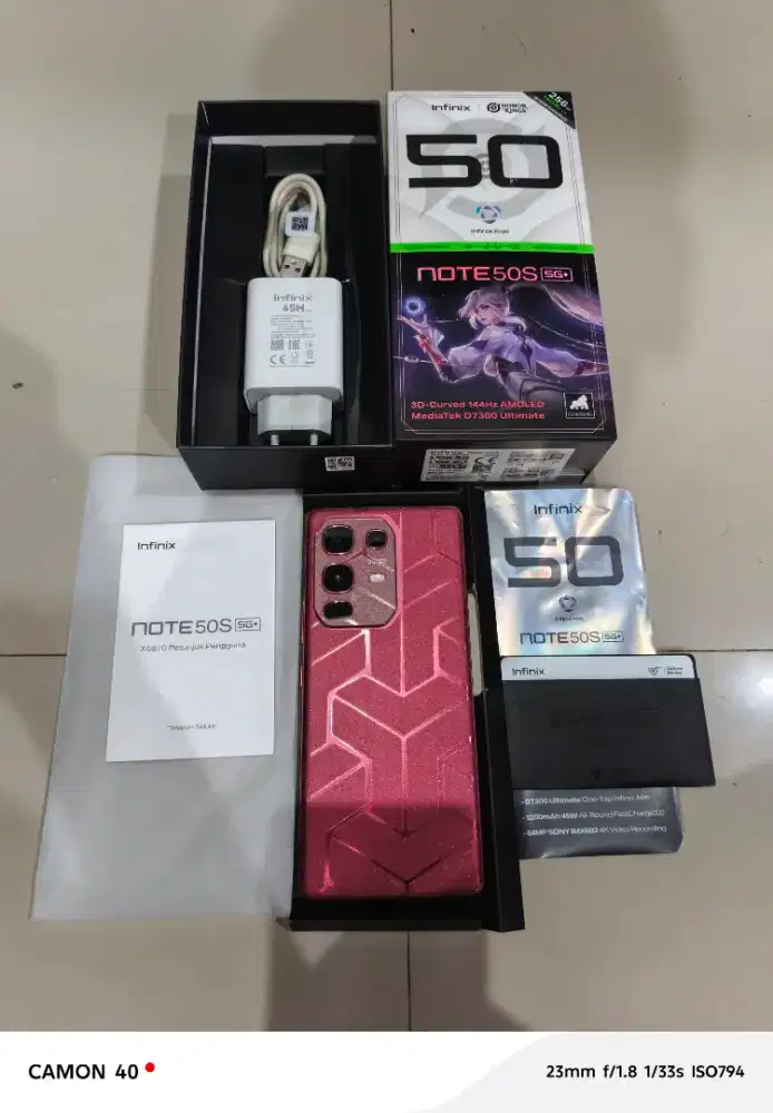 Infinix Note 50s 5G (8/256GB) Fullset
