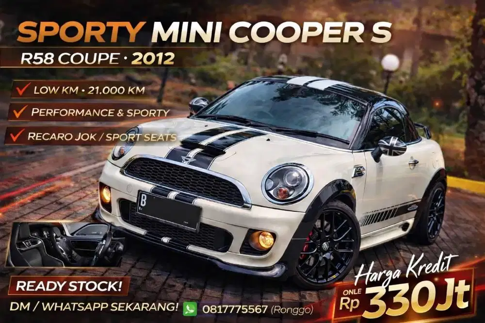 Mini Cooper S 1.6 R58 Coupe th 2012 RARE