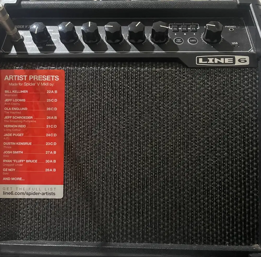 ampli spider v20 line6