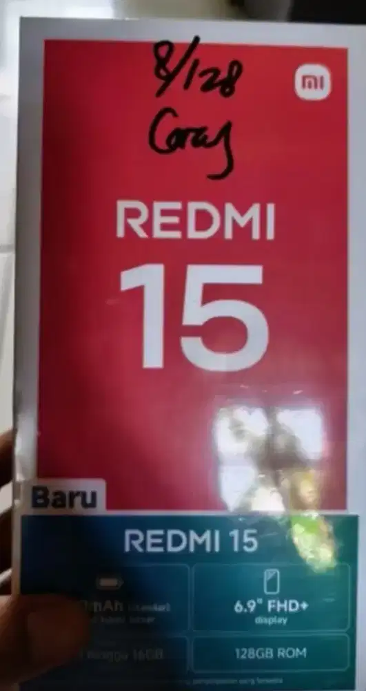 Redmi 15 ram 8/128