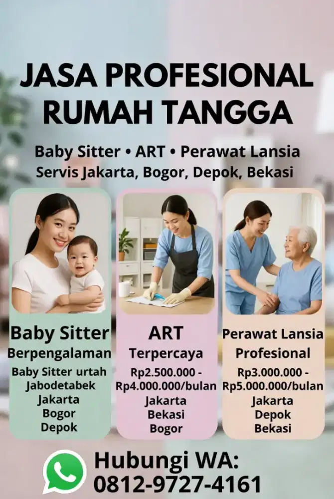 Banyak Job: Baby Sitter ART & Lansia Terpercaya - Terakreditasi