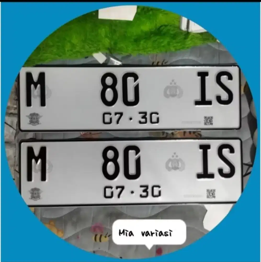 Plat mobil reflektif barcode scanner