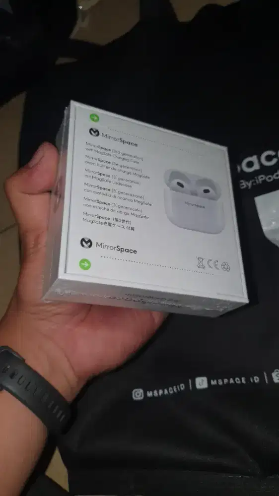 Tws Mirrorspace gen 3 ,baru sudah free casing