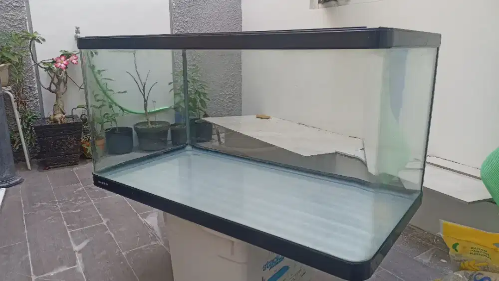 Aquarium akuarium bending nisso ukuran besar tanpa sambungan elegan