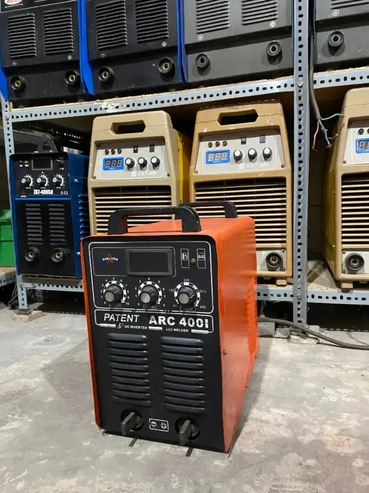 MESIN LAS BEKAS MMA 400A BEKAS DAESUNG 3 PHASE SECOND LISTRIK INVERTER
