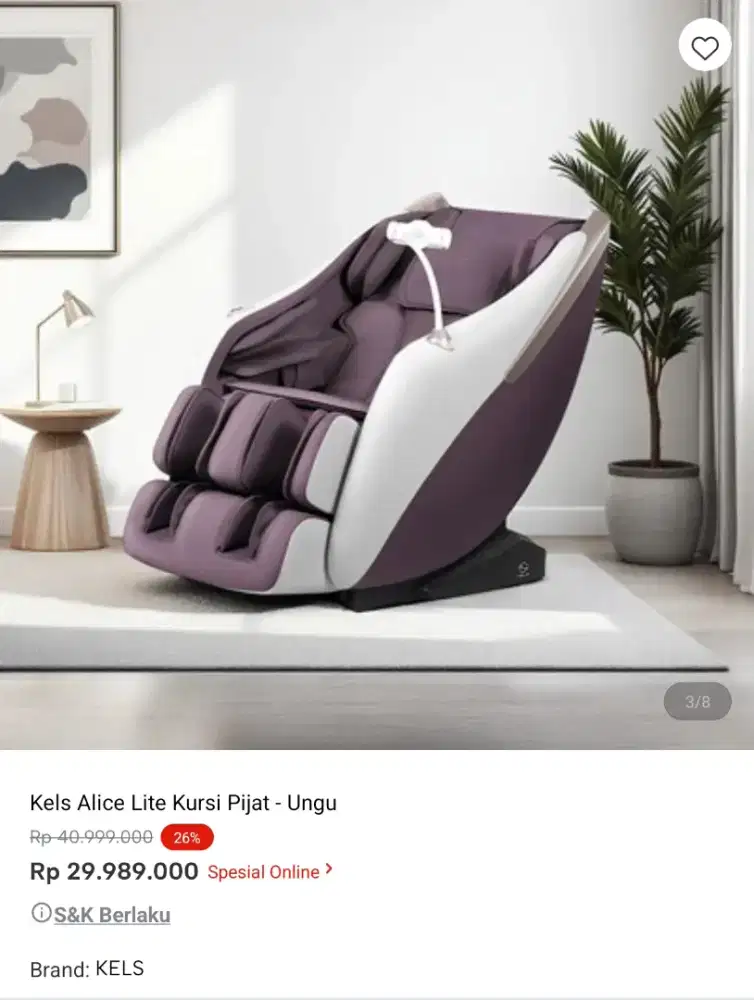 kursi pijat promo bisa cicilan syarat ktp tanpa dp bayar bulan depan