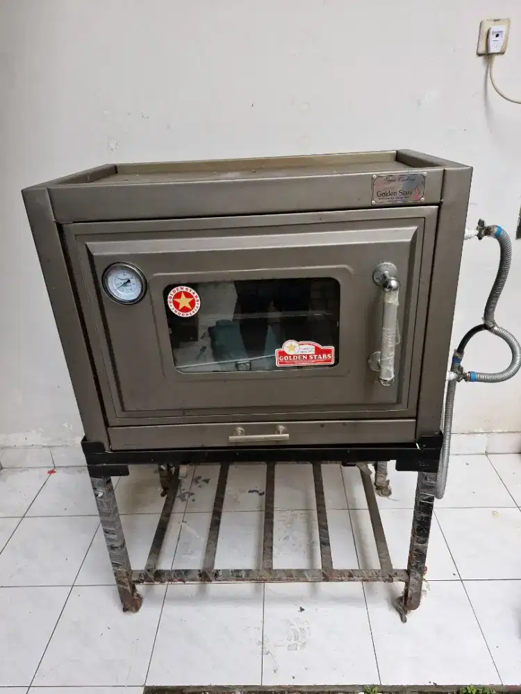 Oven gas golden star api atas dan bawah