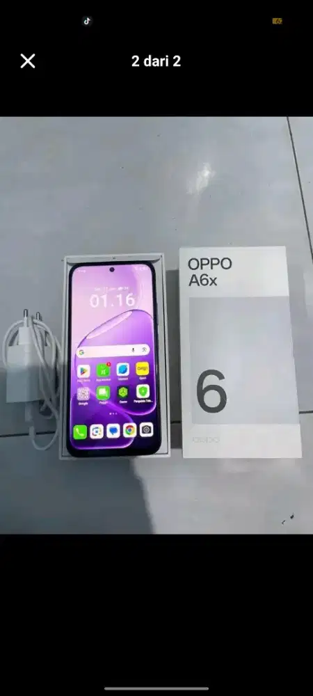 Oppo a6x 6/128 like new baru seminggu