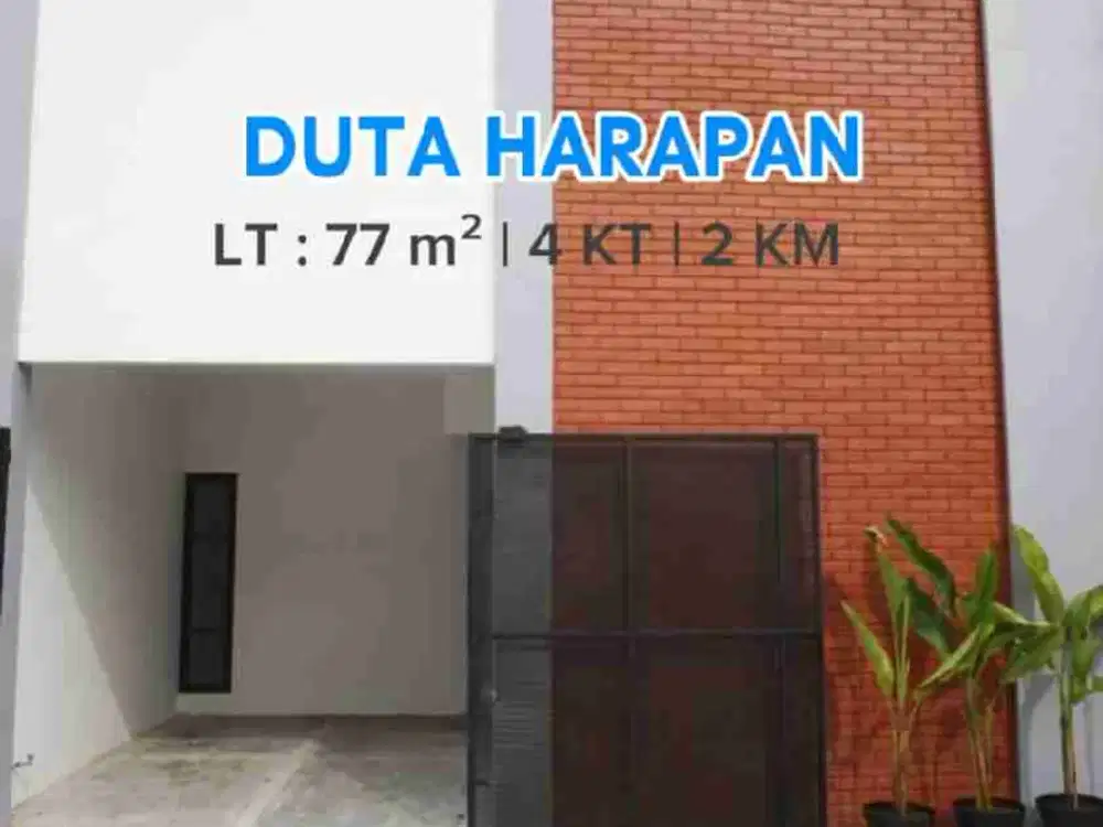 Rumah 2 lantai 4 kamar Duta Harapan Dekat Stasiun Bekasi