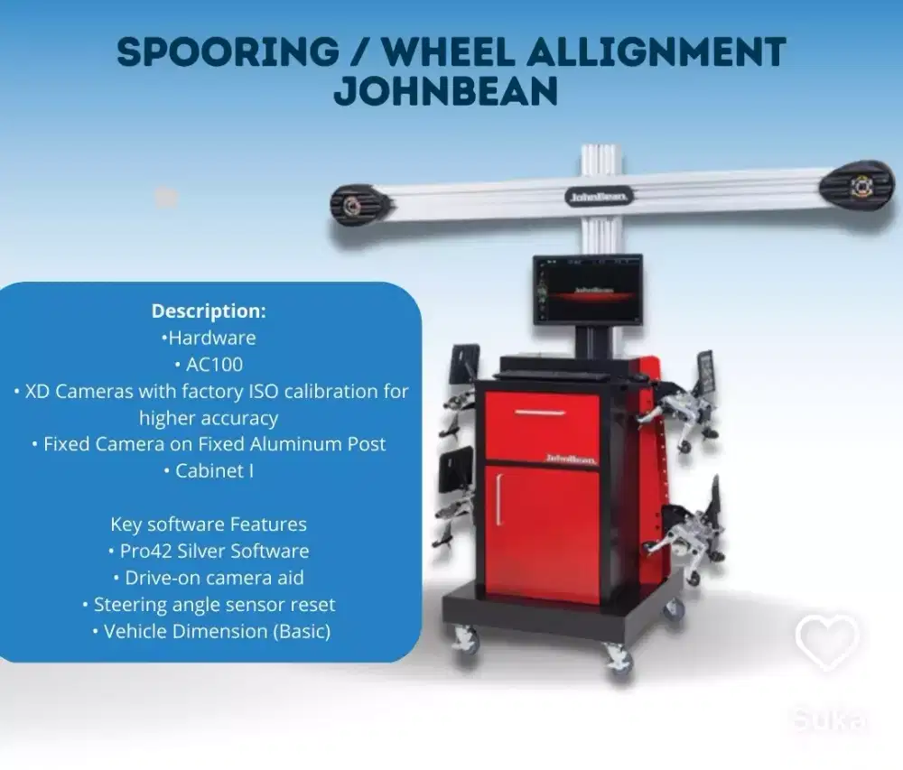 Paket Spooring Jhonbean dan Scissor Bekas Bergaransi