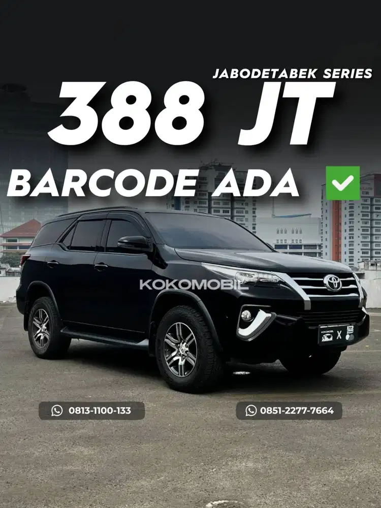 TOYOTA FORTUNER 2.4G 4x2 AT 2018